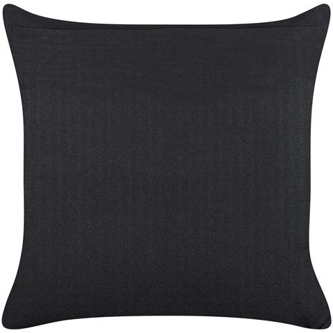 Cuscino Decorativo Osmunda Cotone 45 X 45 Cm Floreale Nero - Foto 6