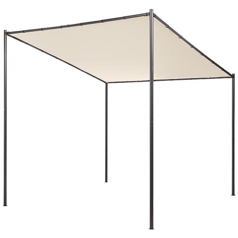 Gazebo Vimino Metallo 282 Cm 294 Cm Beige - Foto 8