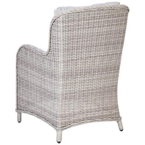 Set Di 2 Sedie Da Giardino Rattan Sintetico Beige Cascais - Foto 8