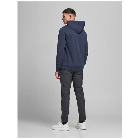 Felpa Con Cappuccio 12182537-Navy Bl Uomo Taglia S Colore Blue - Foto 2
