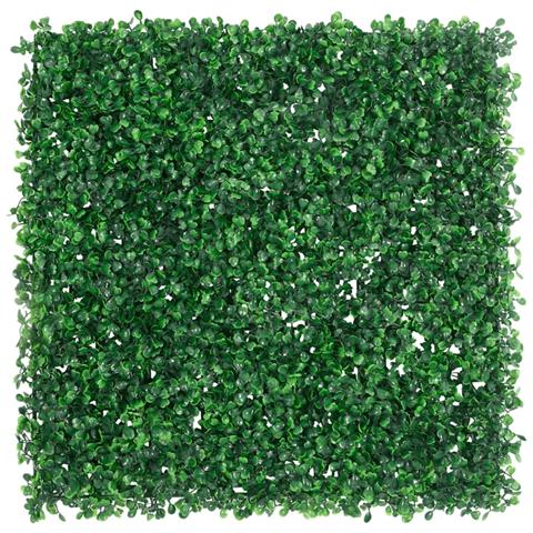 Recinzione Foglie Arbusti Artificiali6 Pz Verde 50x50 Cm - Foto 2