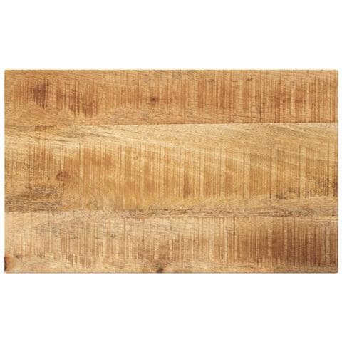 Piano Per Tavolo 60x20x2,5cm Rettangolare Legno Di Mango Grezzo - Foto 1