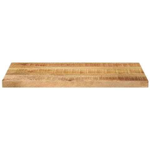 Piano Per Tavolo 60x20x2,5cm Rettangolare Legno Di Mango Grezzo - Foto 3