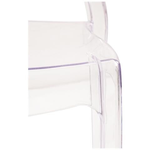 Rey - Sedia Da Interno In Policarbonato Trasparente - Foto 8