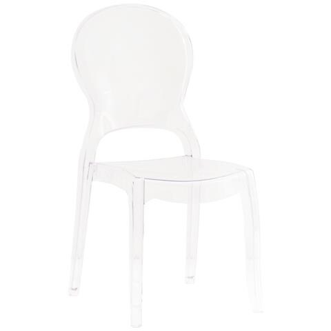 Rey - Sedia Da Interno In Policarbonato Trasparente - Foto 1