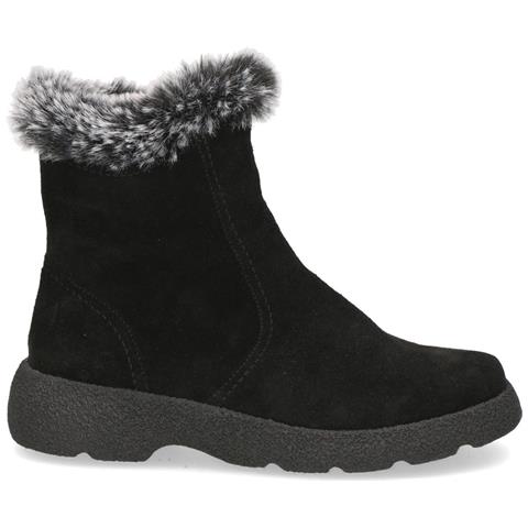 Black Casual Closed Booties Stivaletti Pelle Scarpe Donna Nero Eu 38, 9-25450-43-019 - Foto 2
