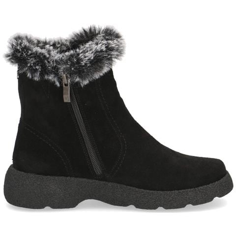 Black Casual Closed Booties Stivaletti Pelle Scarpe Donna Nero Eu 38, 9-25450-43-019 - Foto 3