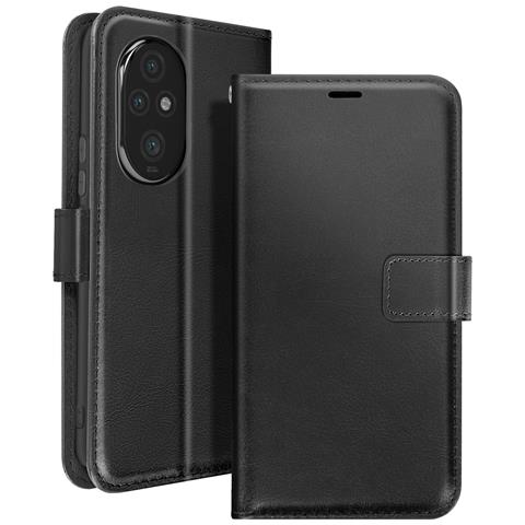 Custodia A Libro Per Honor 200 Pro Protezione Con Cinturino, Nero - Foto 1