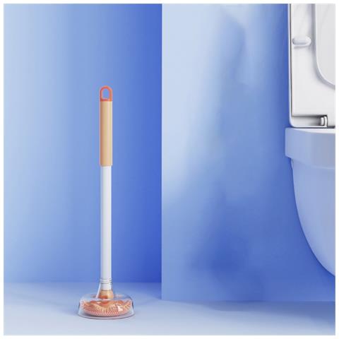 Scopino Per Wc A Forma Di Polipo Con Manico Orange - Foto 2