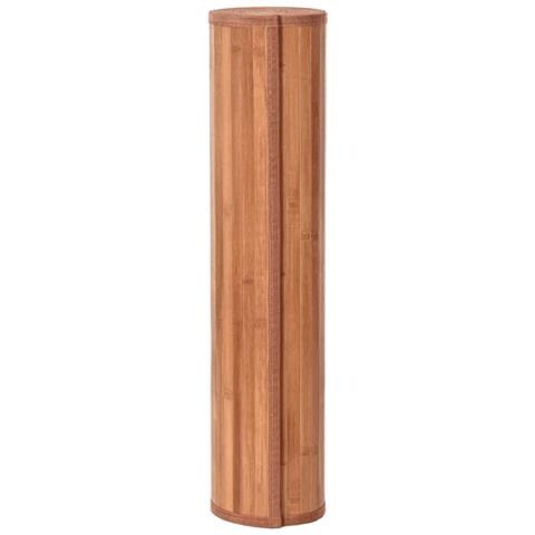 Tappeto Rettangolare Marrone 60x1000 Cm In Bambù - Foto 3
