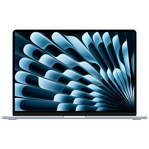 MacBook Air 15" 2025, GPU M4/10C, 24 GB di RAM, SSD da 512 GB, blu cielo - Foto 1
