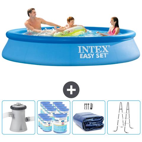 Piscina Fuori Terra - In Giro - 305x305x61 Cm - Blu - Include Accessori Coordinati Cb95 - Foto 1