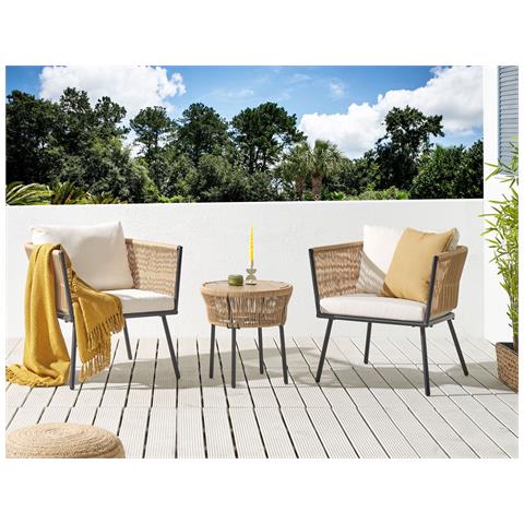 Set Di Copricuscini Per Esterni Gargano Beige Chiaro - Foto 1