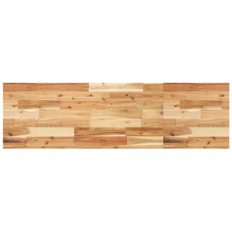 Piano per Tavolo 140x40x4 cm Rettangolare Legno Massello Acacia - Foto 1