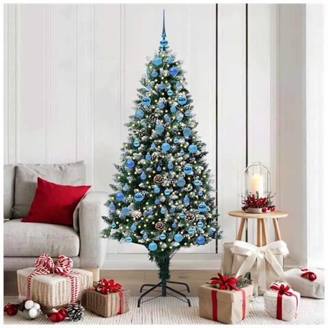 Albero di Natale artificiale con 300 LED Verde 180 cm - Foto 2
