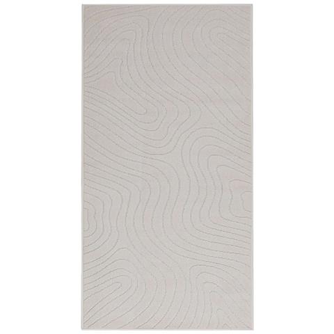 Tappeti per area HUARTE Crema 150 x 80 cm Poliestere - Foto 1