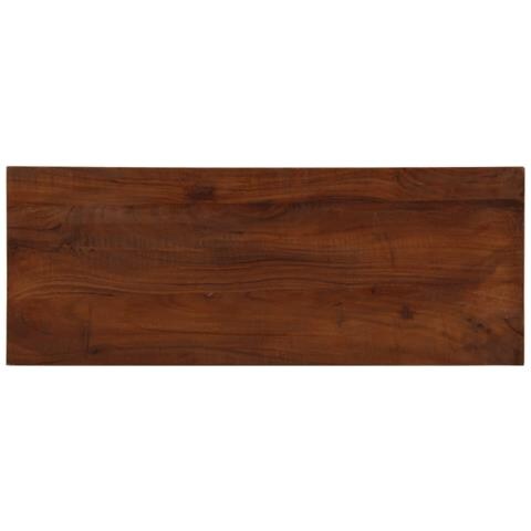 Piano Tavolo 80x40x3,8 cm Rettangolare in Massello di Recupero - Foto 1