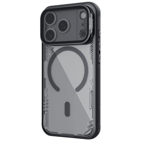 Cover per iPhone 17 Pro - TPU+PC, Nero, Con Soporte - Foto 4