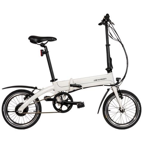 Bici E-bike Pieghevole Misura 16 Batteria Integrata 36v 7.8ah Motore Posteriore 250w 35nm Bicicletta Richiudibile - Taglia Unica Bianco - Foto 1