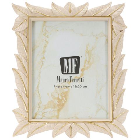 Cornice Portafoto Leaffy In Resina Crema 15x20 - Foto 2