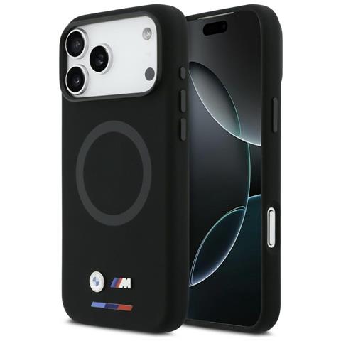 Custodia In Silicone Nera Bmw Per Iphone 17 Pro Max - Foto 2