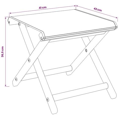 Lettino 2 pcs Legno di Eucalipto Massello Grigio - Foto 8