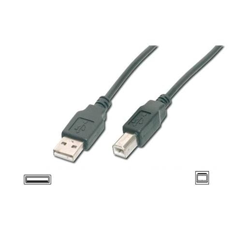Cavo Usb 2.0 Connettori 1 X A Maschio - 1 X B Maschio Mt. 5 Colore Nero - Foto 1
