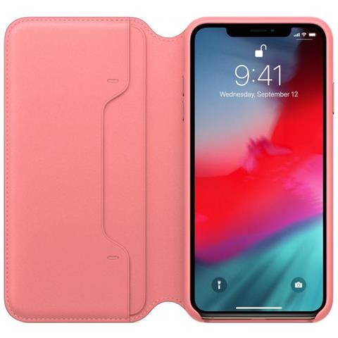 Custodia Apple Folio In Pelle Per Iphone Xs Max - Rosa Peonia - Foto 2