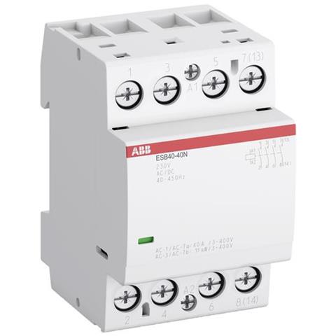 Contattore Modulare 40a 4na 230vac / dc Esb4040n06 - Foto 1