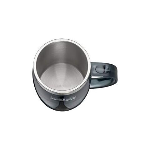 TAZZA TERMICA THERMOCAFÉ 350 ML - CON MANICO IN PLASTICA LILLA, IDEALE PER UFFICIO - Foto 8