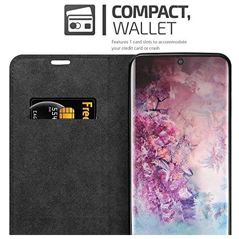 Custodia Compatibile Con Samsung Galaxy Note 10 Plus In Bruno Caffè - Coperchio Protettiva Con Chiusura Magnetica, Funzione Stand E Tasca Per Le Carte - Foto 2