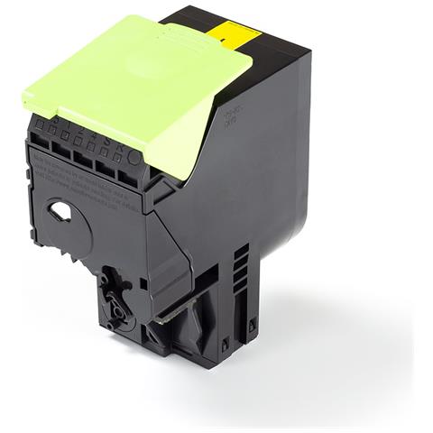 Toner Giallo 5000 Pagine Sostituisce Lexmark 78c0x40, 78c2xy0 Toner Per Lexmark Cx421adn, Cx421, Cx522ade, Cx522, Cx622ade, Cx622, Cx625ade, Cx625adhe, Cx625, Cs421dn, Cs421, Cs431dw, - Foto 5