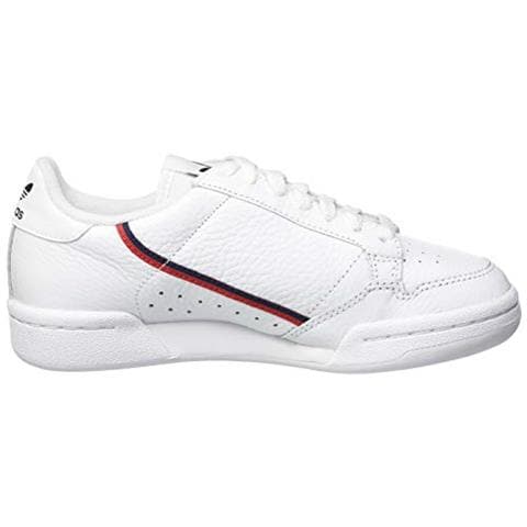 Adidas Continental 80, Scarpe Da Ginnastica Mens, Ftwr Bianco / scarlet / collegiate Navy, 36 2/3 Eu - Foto 2