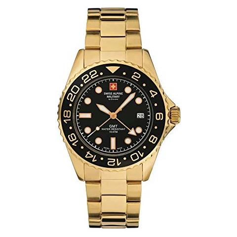 Swiss Alpine Militare Gmt 7052.1117sam Herrenuhr - Foto 1