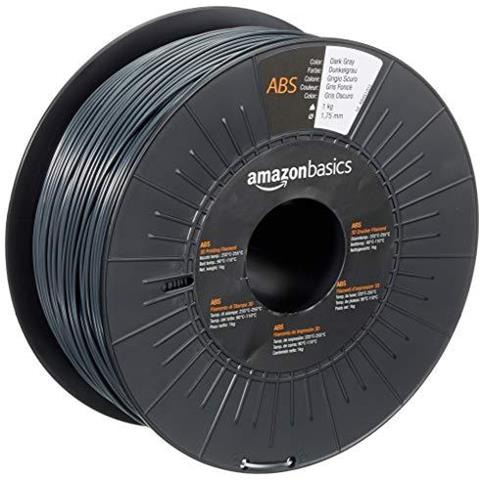 Abs Stampante 3d Filamento 175 Millimetri Grigio Scuro 1 Kg Di Spool - Foto 1