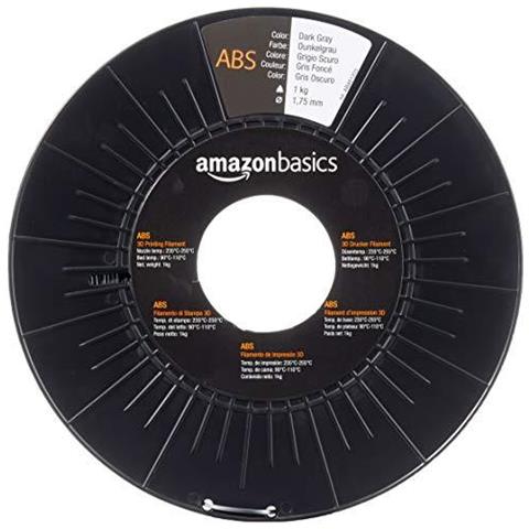 Abs Stampante 3d Filamento 175 Millimetri Grigio Scuro 1 Kg Di Spool - Foto 4