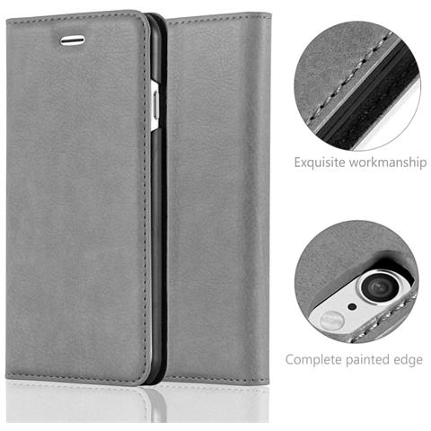 Custodia Compatibile Con Apple Iphone 6 / 6s In Grigio Titanio - Coperchio Protettivo In Design Flip Con Chiusura Magnetica - Foto 8