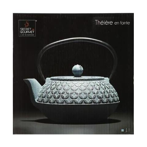 Caraffa Da Tè In Ghisa, 1 L, Colore Blu - Foto 3