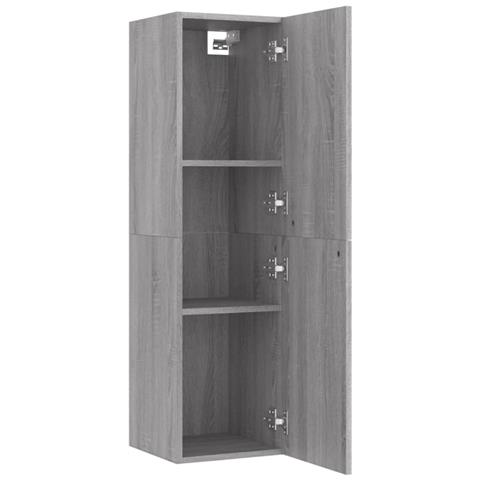 Mobile Porta TV a Parete Grigio Sonoma 30,5x30x110 cm - Foto 9