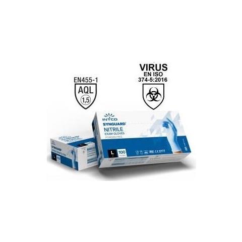 Guanti In Nitrile Uso Medico Senza Polvere - 1conf. Da 100pz - Taglia L - Foto 1