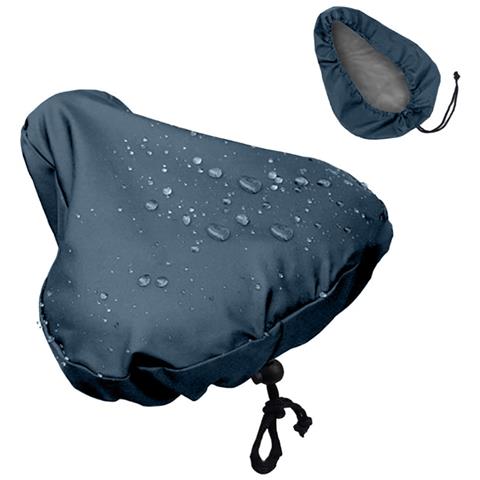 Coprisella Impermeabile In Confezione Da 2 Con Coulisse / Copertura Antipioggia Per Sella Della Bicicletta Blue - Foto 3