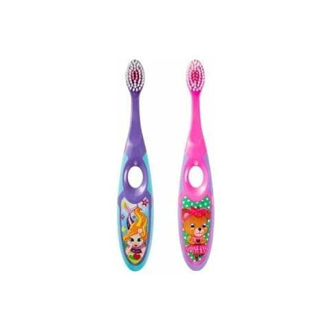 Step 2 Spazzolino Per Bambini 3-5 Anni, Orsetto E Sirena, 2 Pezzi - Foto 1