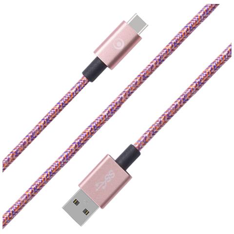 bigben connected - Cavo Usb A / Usb C 3a - Anguria 1,2 M, Rosso