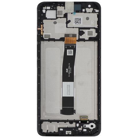 Schermo Redmi 12c Lcd + Vetro Touchscreen + Frame Originale, Nero - Foto 1