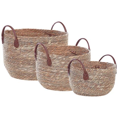 Set Di 3 Cestini Sayjar Alghe Marine Naturale - Foto 10