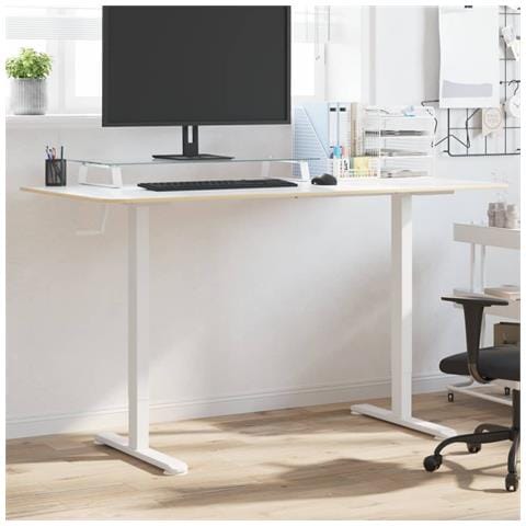 Telaio Scrivania In Piedi Bianco (94-135) x60x (70-114) cm Acciaio - Foto 3