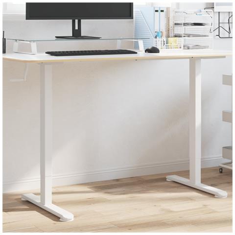 Telaio Scrivania In Piedi Bianco (94-135) x60x (70-114) cm Acciaio - Foto 1