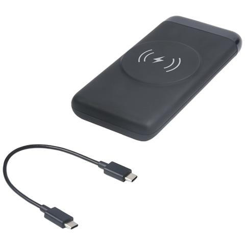 ES641042 batteria portatile Polimeri di litio (LiPo) 10000 mAh Carica wireless Nero - Foto 2