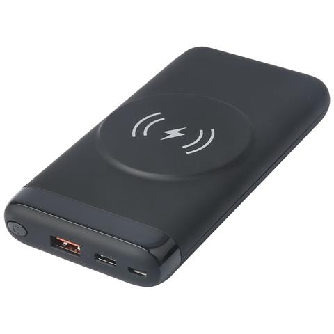 ES641042 batteria portatile Polimeri di litio (LiPo) 10000 mAh Carica wireless Nero - Foto 1