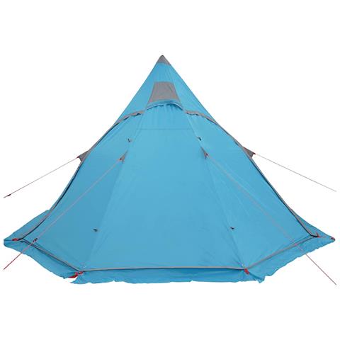 Tenda Da Campeggio Tipi Per 5 Persone Blu Impermeabile - Foto 10